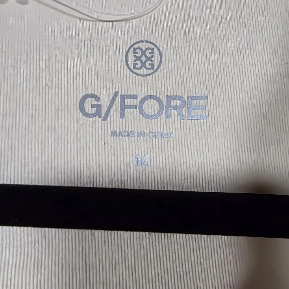 G/FORE Cream and Black Logo Golf Vest - Picture 3 of 6